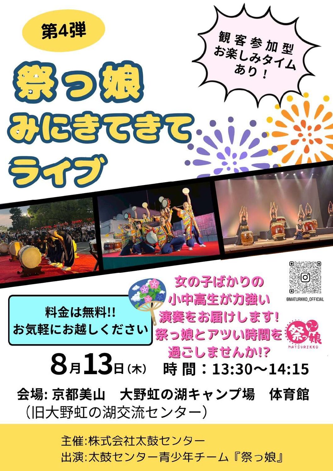 祭っ娘みにきてきてライプ